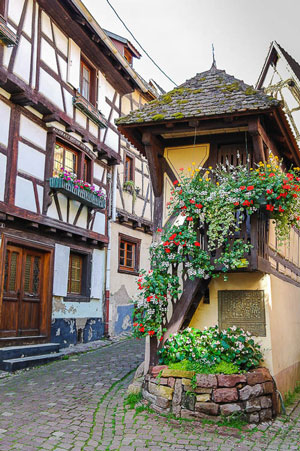 Les maisons des remparts d'Eguisheim